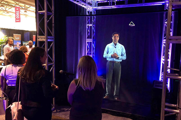ARHT Media Hologram at IncentiveWorks 2018